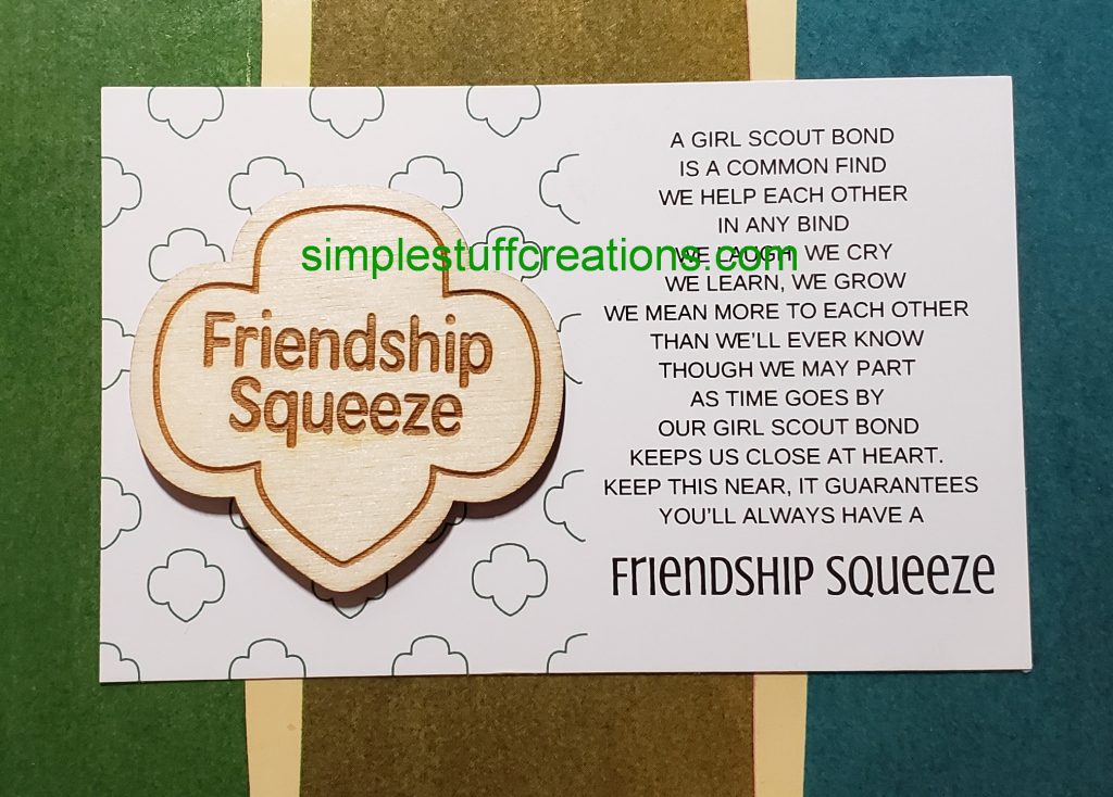 Scout Friendship Squeeze Token / Pocket Hug