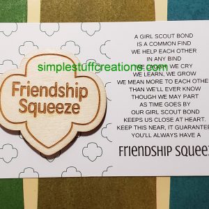 Scout Friendship Squeeze Token / Pocket Hug
