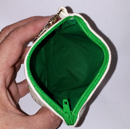 Scout Look Embroidered Zippered Pouch, Purse - Image 2